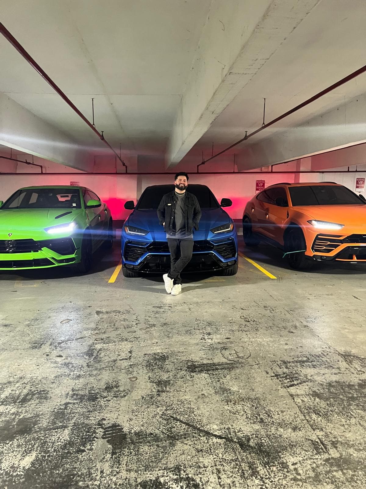 Carverse Rentals owner with the fleet