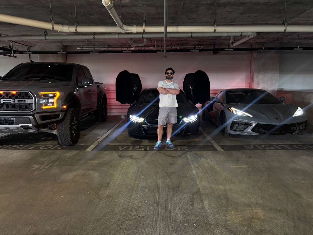 Carverse Rentals owner with the fleet