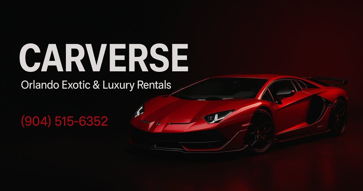 Exotic cars for weddings and photoshoots in Orlando — Carverse Rentals fleet